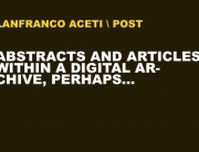 ABSTRACTS AND ARTICLES