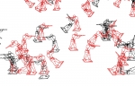 Random War, Chuck Csuri, 2011 (detail).