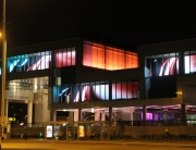 Opposing Views, Danielle Roney and Jeff Conefry, Media Facade, Museum of Contemporary Art, Zagreb (2011).