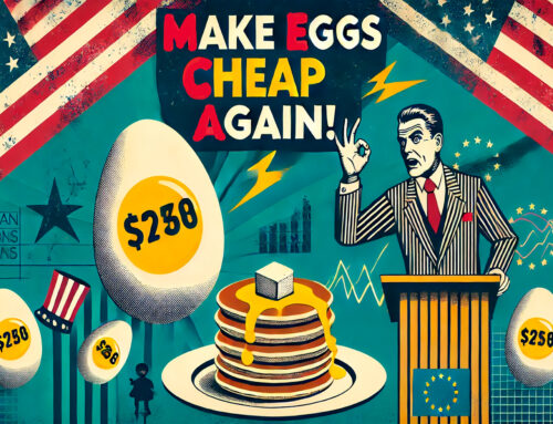 “MAKE EGGS CHEAP AGAIN!”: TRUMP BEGGS EUROPE TO END THE PANCAKE CRISIS